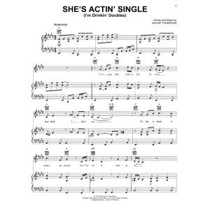 She's Actin' Single (I'm Drinkin' Doubles)