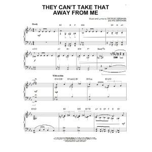 They Can''t Take That Away From Me [Jazz-Version] (arr. Brent Edstrom)