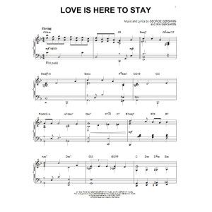 Love Is Here To Stay [Jazz version] (arr. Brent Edstrom)