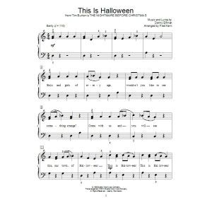 This Is Halloween (from The Nightmare Before Christmas)