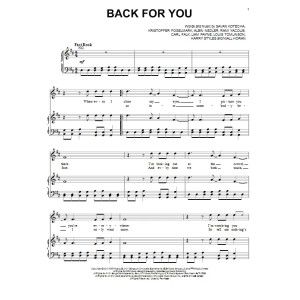 Back For You