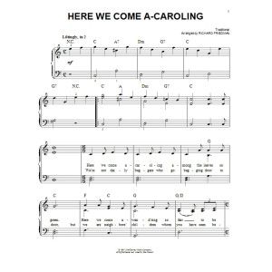 Here We Come A-Caroling