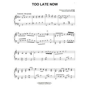 Too Late Now
