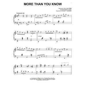 More Than You Know