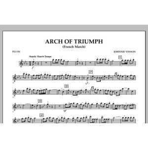Arch of Triumph (French March) - Flute