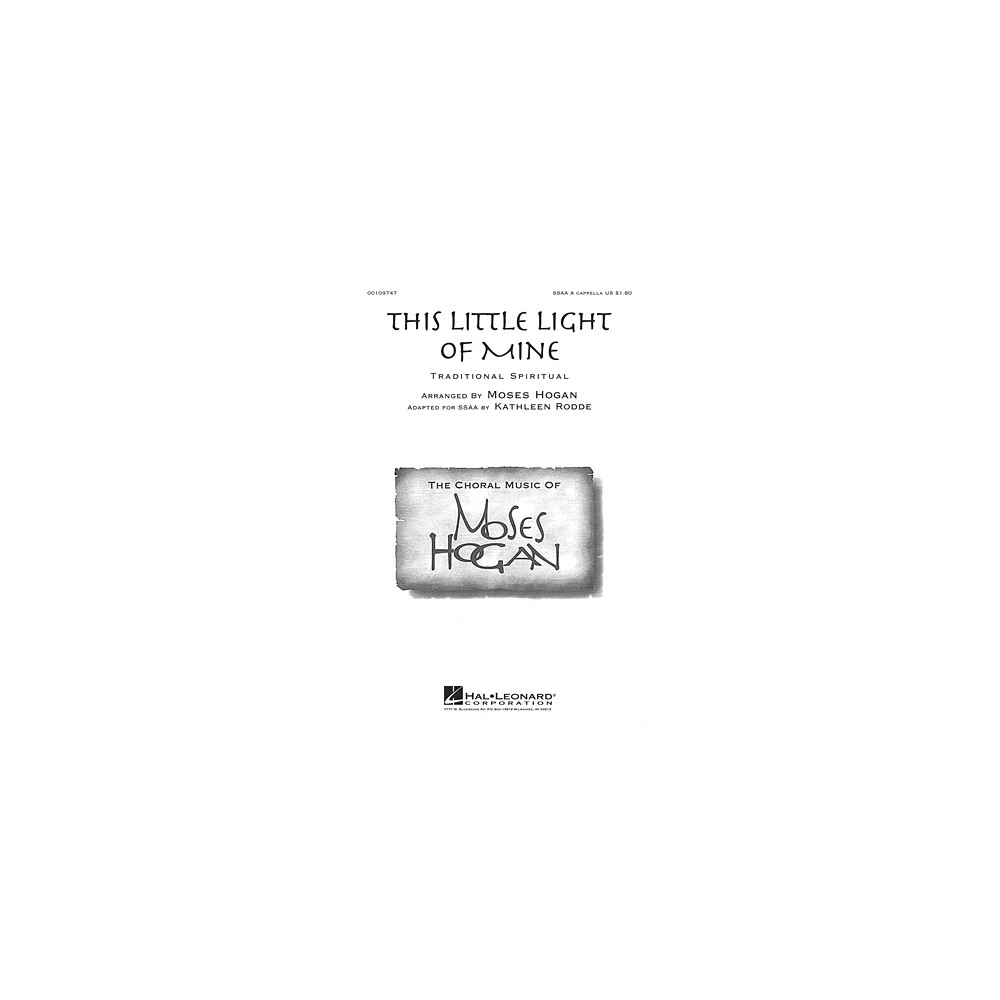 This Little Light Of Mine (arr. Moses Hogan)