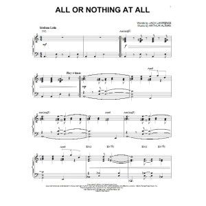 All Or Nothing At All [Jazzversion] (arr. Brent Edstrom)