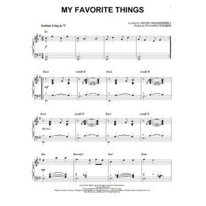 My Favorite Things [Jazz version] (from The Sound Of Music) (arr. Brent Edstrom)
