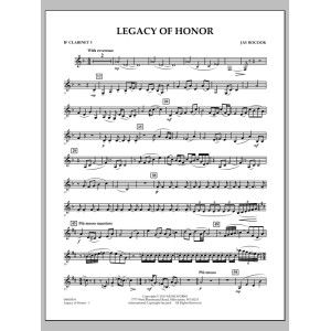 Legacy of Honor - Bb Clarinet 3