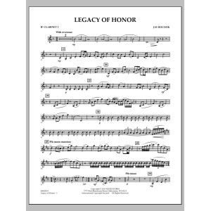 Legacy of Honor - Bb Clarinet 2