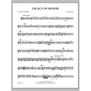 Legacy of Honor - Eb Alto Saxophone 1