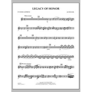 Legacy of Honor - Bb Tenor Saxophone