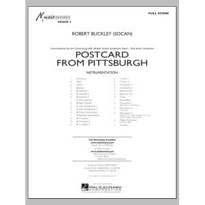 Postcard From Pittsburgh - Conductor Score (Full Score)