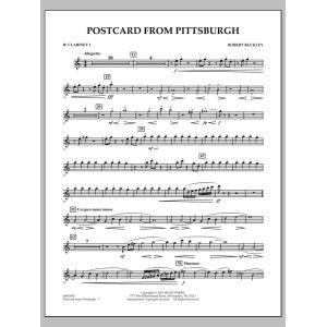Postcard From Pittsburgh - Bb Clarinet 1