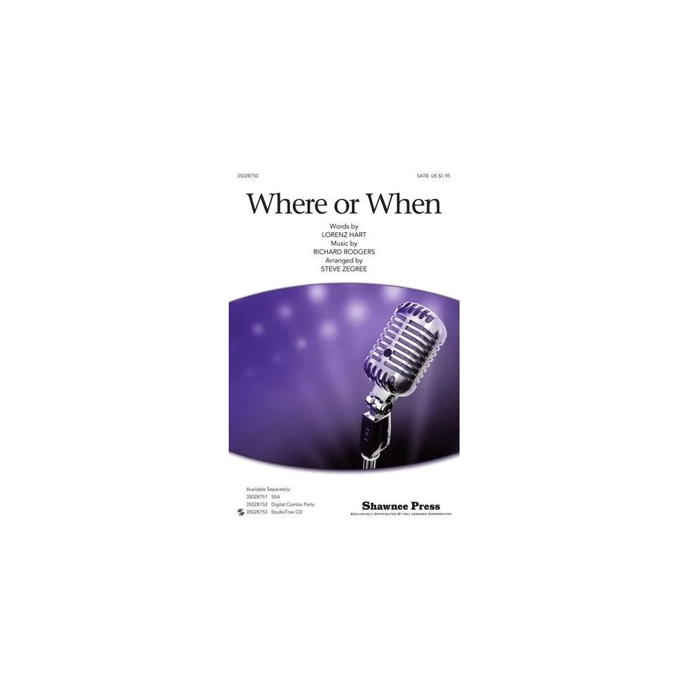 Where Or When (from Babes In Arms) (arr. Steve Zegree) - Bb Trumpet 1