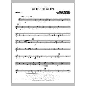 Where Or When (from Babes In Arms) (arr. Steve Zegree) - Bb Trumpet 2