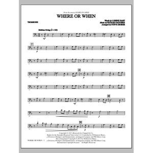 Where Or When (from Babes In Arms) (arr. Steve Zegree) - Trombone