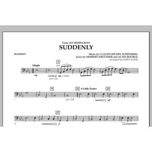 Suddenly (from Les Miserables) - Bassoon