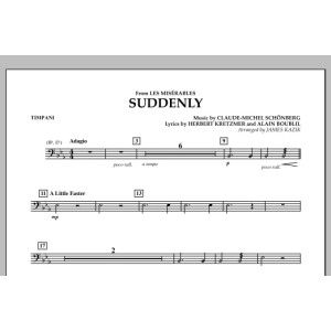 Suddenly (from Les Miserables) - Timpani