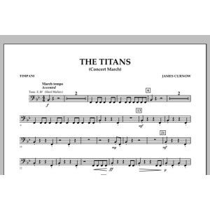 The Titans (Concert March) - Timpani
