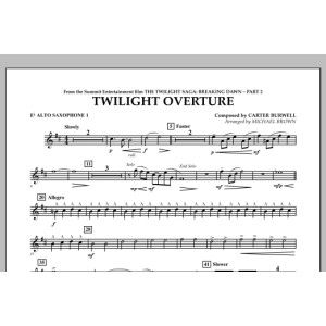 Twilight Overture (from The Twilight Saga: Breaking Dawn Part 2) - Eb Alto Saxophone 1