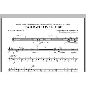 Twilight Overture (from The Twilight Saga: Breaking Dawn Part 2) - Eb Alto Saxophone 2