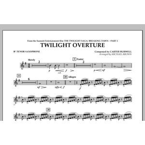 Twilight Overture (from The Twilight Saga: Breaking Dawn Part 2) - Bb Tenor Saxophone