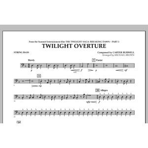 Twilight Overture (from The Twilight Saga: Breaking Dawn Part 2) - String Bass
