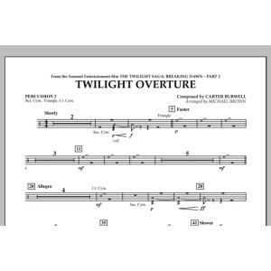 Twilight Overture (from The Twilight Saga: Breaking Dawn Part 2) - Percussion 2