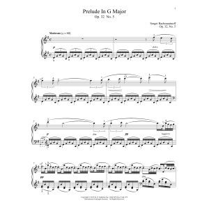 Prelude In G Major, Op. 32, No. 5