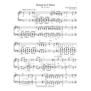 Prelude In E Minor, Op. 32, No. 4