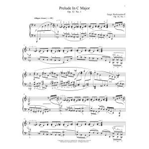 Prelude In C Major, Op. 32, No. 1