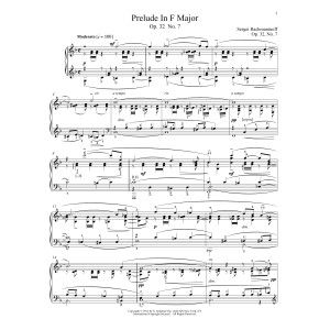 Prelude In F Major, Op. 32, No. 7