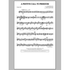A Festive Call to Freedom - 1st & 2nd Bb Clarinet