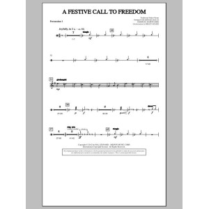 A Festive Call to Freedom - Percussion 1
