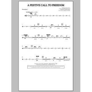 A Festive Call to Freedom - Percussion 2