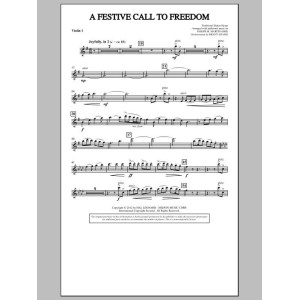 A Festive Call to Freedom - Violin 1