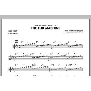 The Flik Machine (from A Bug's Life) - Eb Solo Sheet