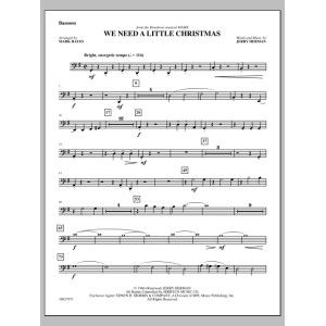 We Need a Little Christmas - Bassoon