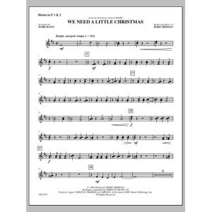 We Need a Little Christmas - F Horn 1 & 2