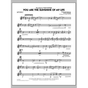 You Are the Sunshine of My Life (Key: C) - Alto Sax 2