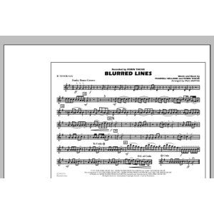 Blurred Lines - Bb Tenor Sax