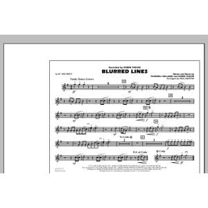 Blurred Lines - 1st Bb Trumpet