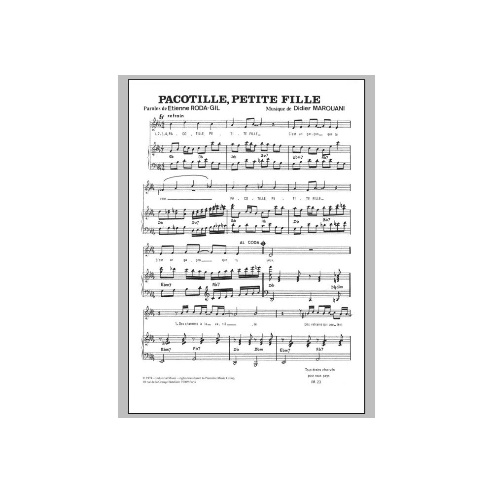 Pacotille, Petite Fille