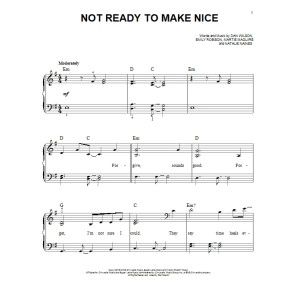 Not Ready To Make Nice