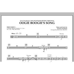 Oogie Boogie's Song (from The Nightmare Before Christmas) - Percussion 2
