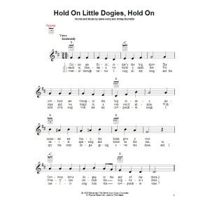 Hold On Little Dogies, Hold On