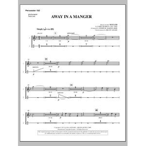 Away In A Manger (aus A Symphony Of Carols) - Schlagzeug 1 &amp; 2