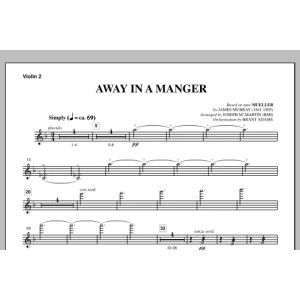 Away In A Manger (from A Symphony Of Carols) - Violin 2