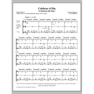 Celebrar el Dia (Celebrate the Day) - Percussion 2